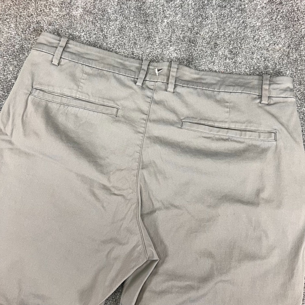 Bird Dogs Golf Pants Men's 38x32 Gray Chino Lined Stretch Preppy Casual